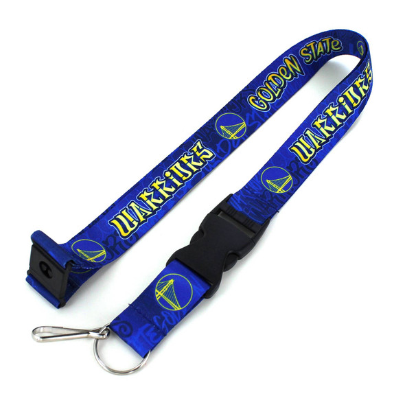 NBA Golden State Warriors Graffiti Lanyard Keychain ID Holder NBA Fan Accessory
