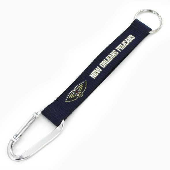 NBA New Orleans Pelicans Carabiner Lanyard Keychain