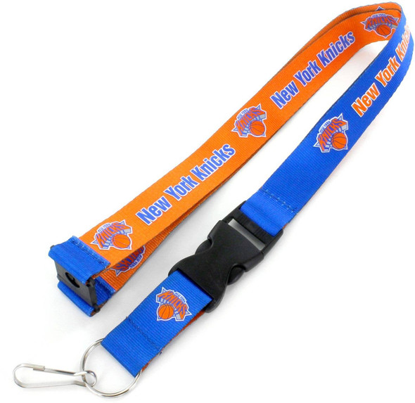 NBA New York Knicks Reversible Lanyard Keychain ID Holder NBA Fan Accessory