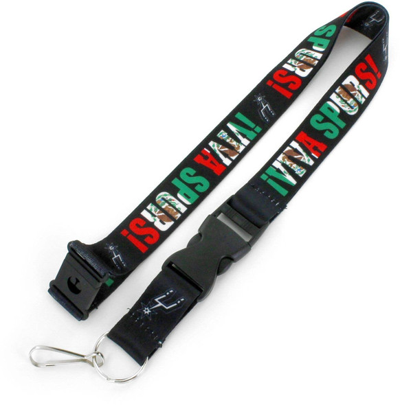 NBA San Antonio Spurs Viva Lanyard Keychain ID Holder NBA Fan Accessory