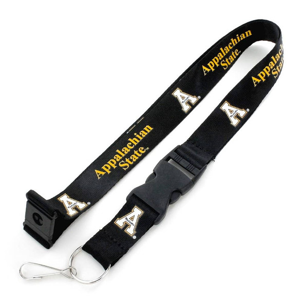 NCAA Appalachian State Mountaineers Team Lanyard Keychain ID Holder NCAA Fan Accessory