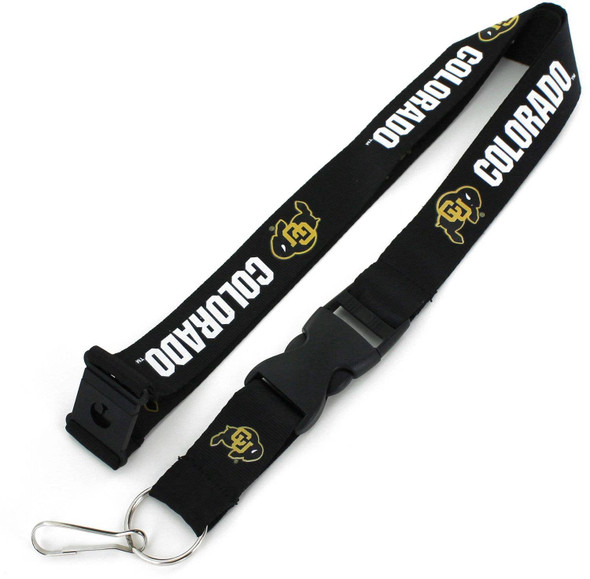 NCAA Colorado Buffaloes Team Lanyard Keychain ID Holder NCAA Fan Accessory