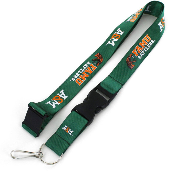 NCAA Florida A&M Rattlers Team Lanyard, Green
