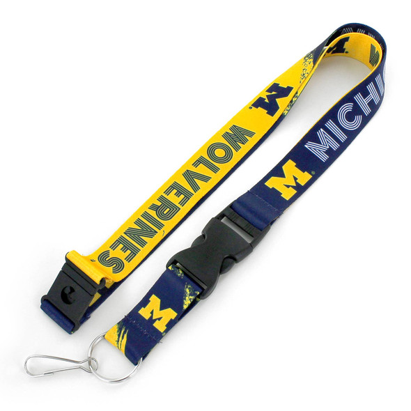 NCAA Michigan Wolverines Crossfade Lanyard
