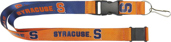 NCAA Syracuse Orange Reversible Lanyard Keychain ID Holder NCAA Fan Accessory