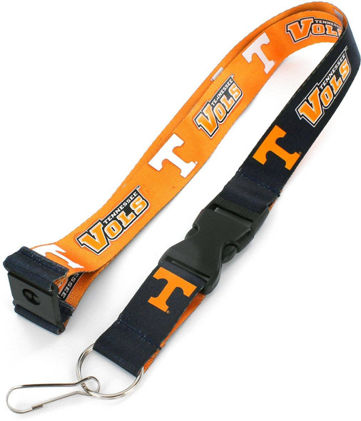 NCAA Tennessee Volunteers Reversible Lanyard Keychain ID Holder NCAA Fan Accessory