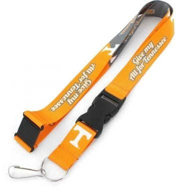 NCAA Tennessee Volunteers Slogan Lanyard