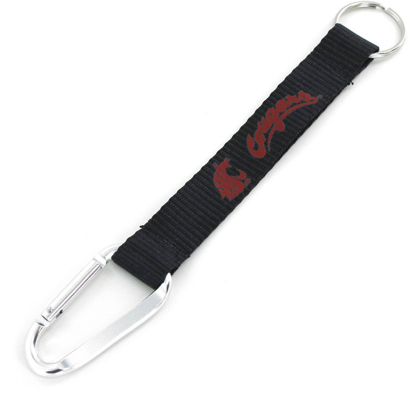 NCAA Washington State Cougars Carabiner Lanyard Keychain