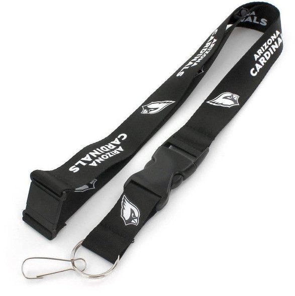NFL Arizona Cardinals Team Lanyard, Black & White