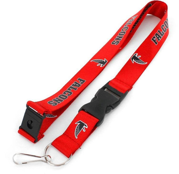 NFL Atlanta Falcons Throwback Lanyard Keychain ID Holder NFL Fan Accessory