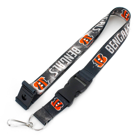 NFL Cincinnati Bengals Galaxy Lanyard Keychain ID Holder NFL Fan Accessory