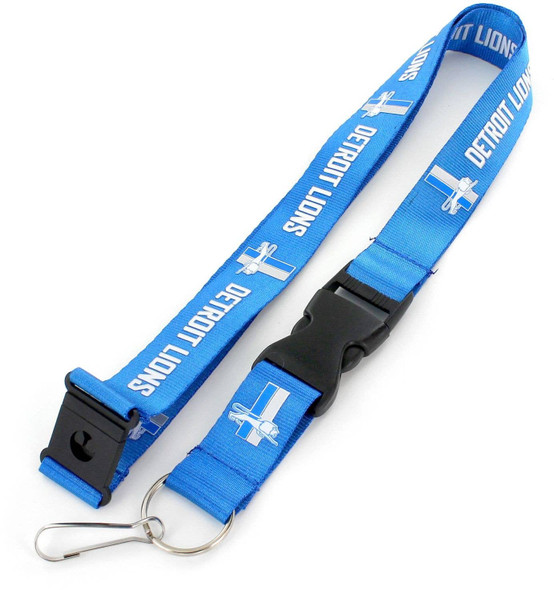 NFL Detroit Lions Throwback Lanyard Keychain ID Holder NFL Fan Accessory