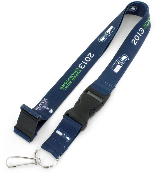 NFL Seattle Seahawks Dynasty Lanyard Keychain ID Holder NFL Fan Accessory