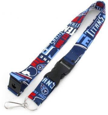 NFL Tennessee Titans Dynamic Lanyard Keychain ID Holder NFL Fan Accessory