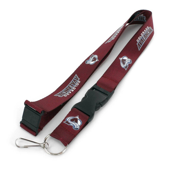NHL Colorado Avalanche Team Lanyard, Maroon