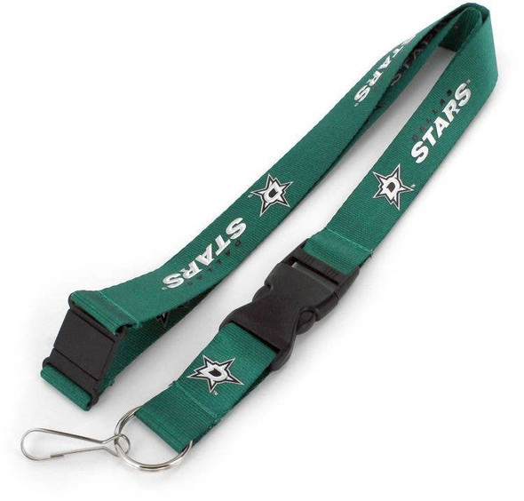 NHL Dallas Stars Team Lanyard Keychain ID Holder NHL Fan Accessory, Green