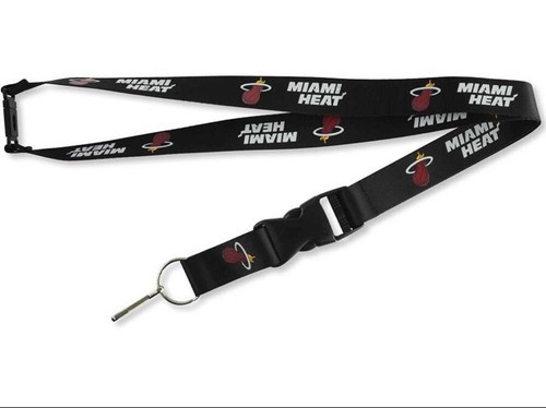Miami Heat NBA Lanyard Keychain ID Holder NBA Fan Accessory
