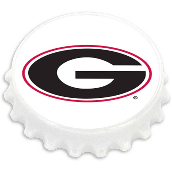 NCAA Georgia Bulldogs Bottle Cap Bottle Opener Magnet