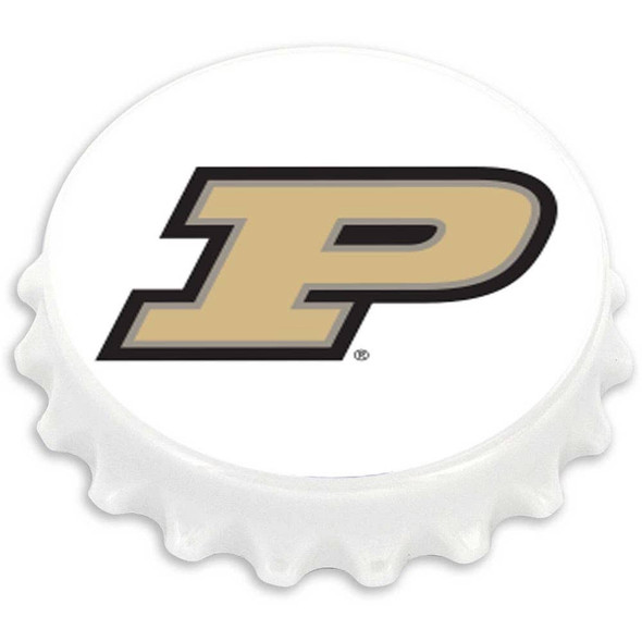 NCAA Purdue Boilermakers Bottle Cap Bottle Opener Magnet