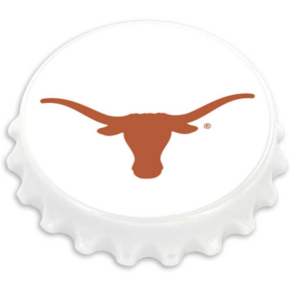 NCAA Texas Longhorns Bottle Cap Bottle Opener Magnet