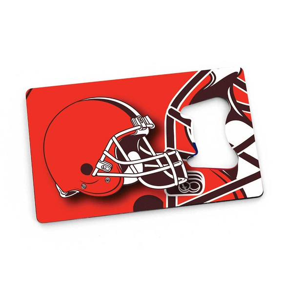 NFL Cleveland Browns Credit Card Bottle Opener Magnet