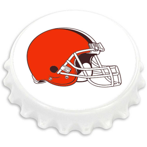 NFL Cleveland Browns Bottle Cap Bottle Opener Magnet
