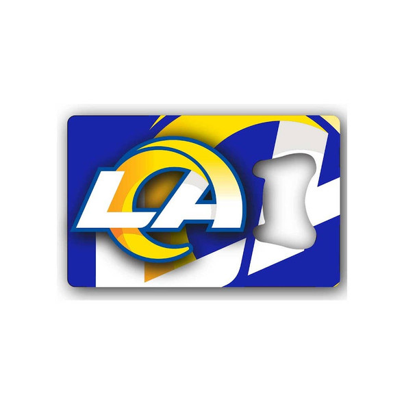 NFL Los Angeles Rams Credit Card Bottle Opener Magnet