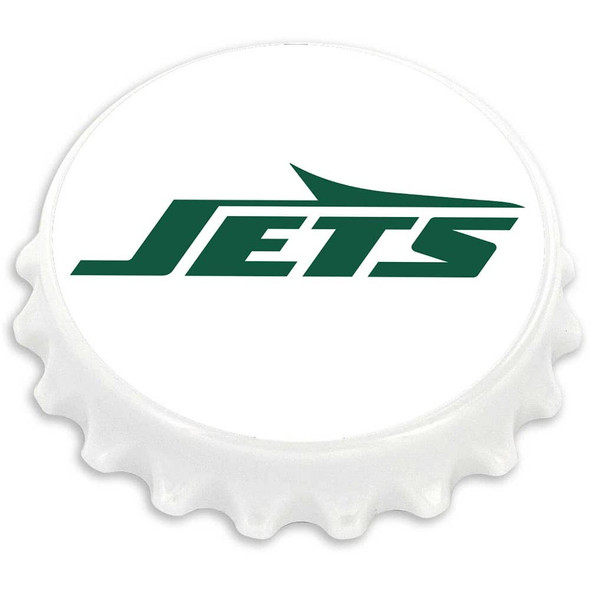 NFL New York Jets Bottle Cap Bottle Opener Magnet
