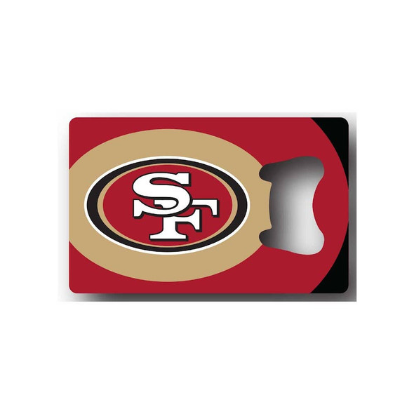 NFL San Francisco 49ers Credit Card Bottle Opener Magnet