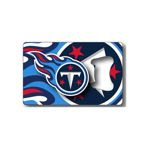 NFL Tennessee Titans Credit Card Bottle Opener Magnet