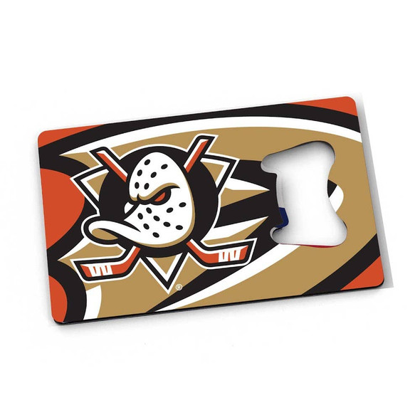 NHL Anaheim Ducks Credit Card Bottle Opener Magnet