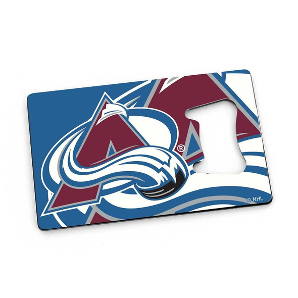 NHL Colorado Avalanche Credit Card Bottle Opener Magnet
