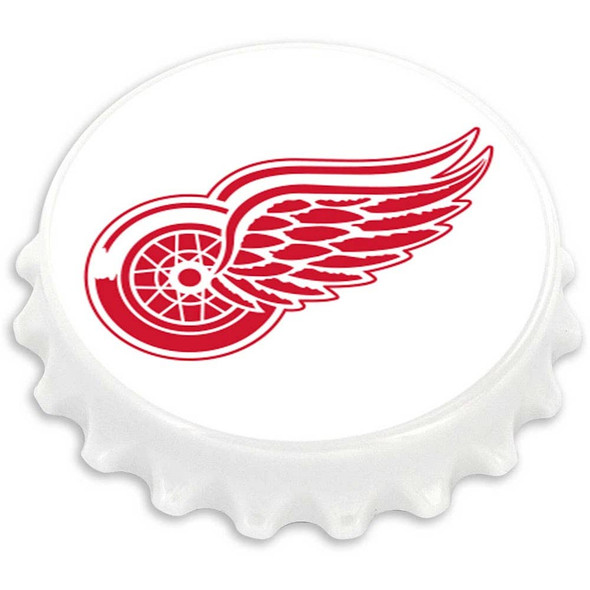 NHL Detroit Red Wings Bottle Cap Bottle Opener Magnet