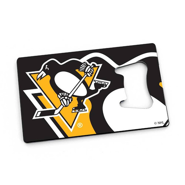 NHL Pittsburgh Penguins Credit Card Bottle Opener Magnet