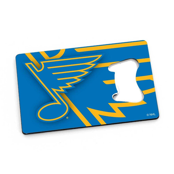 NHL St. Louis Blues Credit Card Bottle Opener Magnet