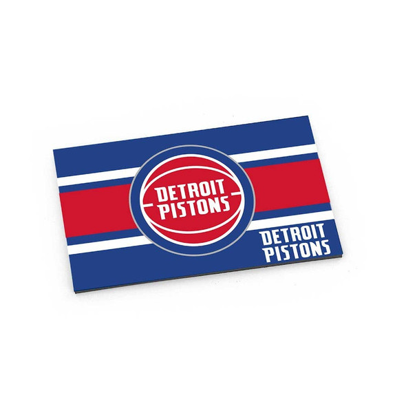 NBA Detroit Pistons Striped Magnet