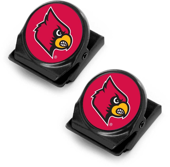 NCAA Louisville Cardinals 2pk Memo Clip Magnet