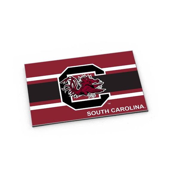 NCAA South Carolina Gamecocks Striped Magnet