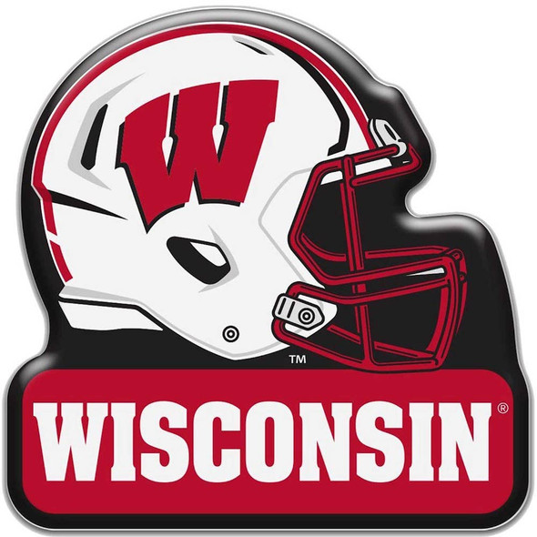 NCAA Wisconsin Badgers Football Helmet Magnet