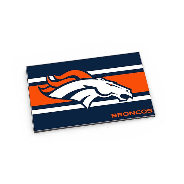 NFL Denver Broncos Striped Magnet