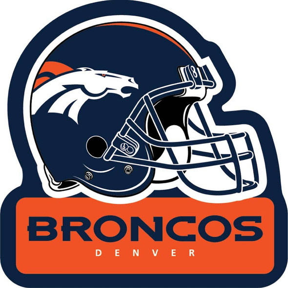 NFL Denver Broncos Football Helmet Magnet