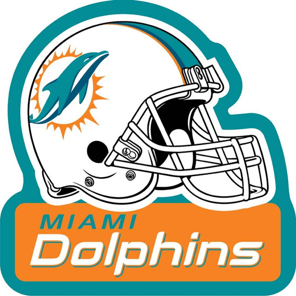 NFL Miami Dolphins Football Helmet Magnet