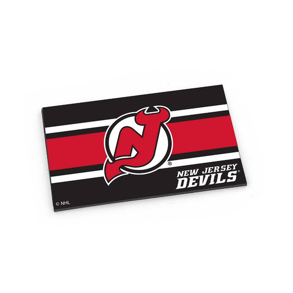 NHL New Jersey Devils Striped Magnet