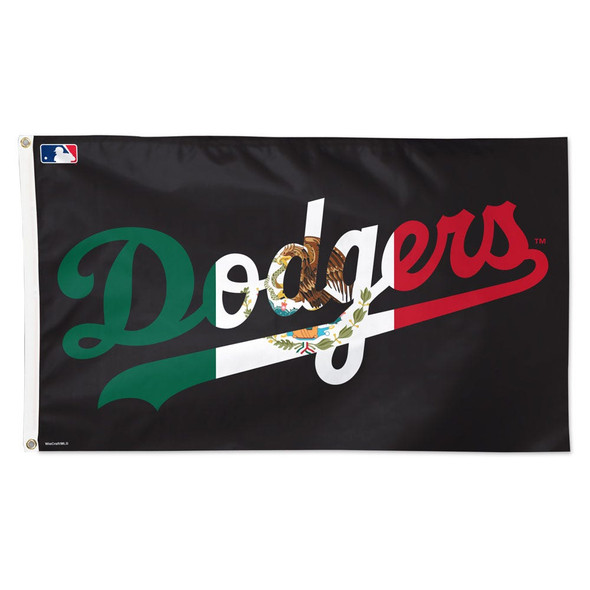 Los Angeles Dodgers Mexico Flag Deluxe 3x5