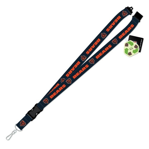 Chicago Bears Team Logo Lanyard Keychain ID Holder NFL Fan Accessory