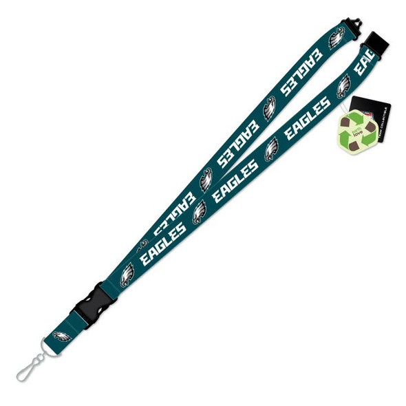 Philadelphia Eagles Team Logo Lanyard Keychain ID Holder NFL Fan Accessory