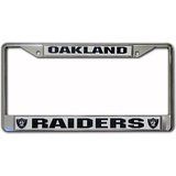 Oakland Raiders Chrome License Plate Frame