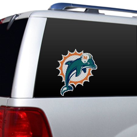 Miami Dolphins Large Die-Cut Window Film