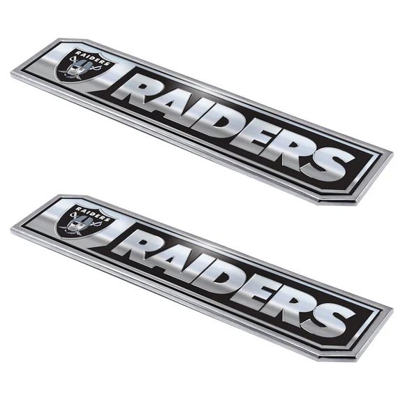 Las Vegas Raiders Auto Emblem Truck Edition 2 Pack