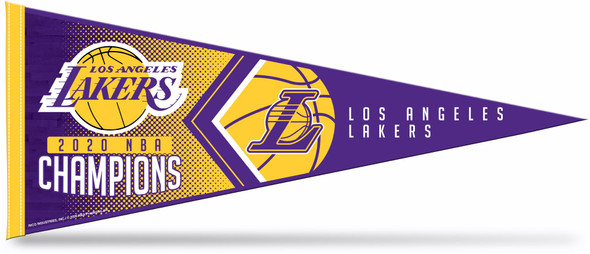 Rico 2020 NBA Champions Los Angeles Lakers Pennant